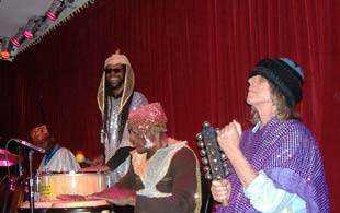 Terry with the Sun Ra Arkestra